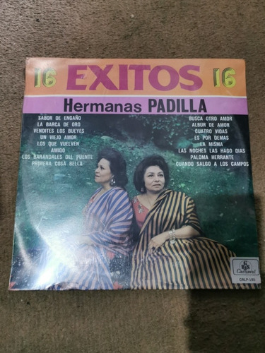 Lp Acetato Cerrado 16 Exitos Hermanas Padilla