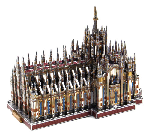 Microworld 3d Metal Puzzle Model Building Kits, Italy Milan 