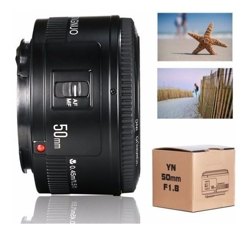 Lente Fixa Yongnuo Yn 50mm F 1.8 Para Canon Pronta Entrega