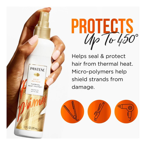 Spray Protector Contra El Calor Pantene Pro-v Thermal Hair 6