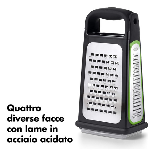 Good Grips - Rallador De Caja Grabada Con Zester Extraíble Y