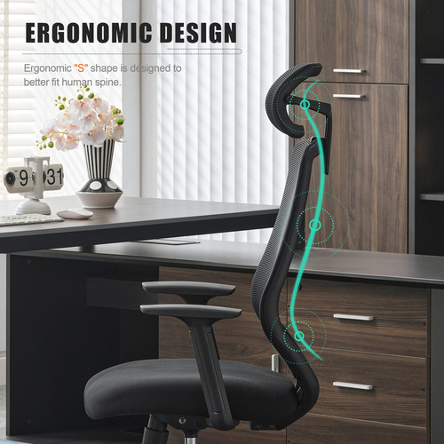 Okeysen Silla De Oficina Ergonómica Silla De Escritorio De