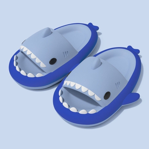 Chanclas De Tiburón Unisex Lindas Pantuflas De Tiburón Meses sin
