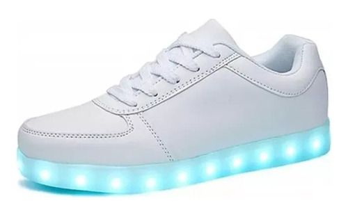 Nuevo Zapato De Luz Led Deportivo Luminoso De Carga Usb