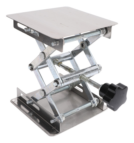 Plataforma Con Soporte Para Tijeras Lab Jack, Acero Inoxidab