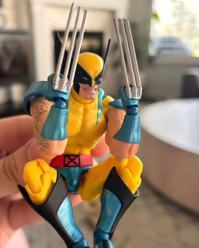 Figura Muñeco Wolverine X Men De 16 Cm Con Base