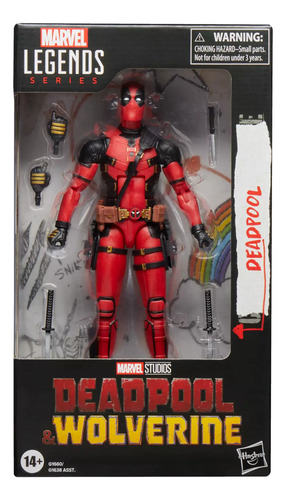 Figura De Acción De Deadpool Wade Wilson Marvel Legends Seri
