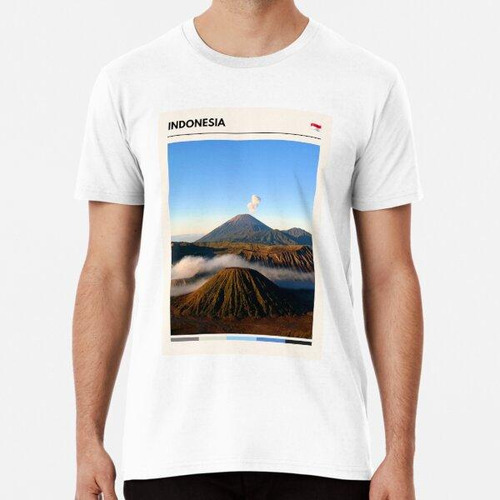 Remera Visita Indonesia (viaja Por El Mundo) Algodon Premium