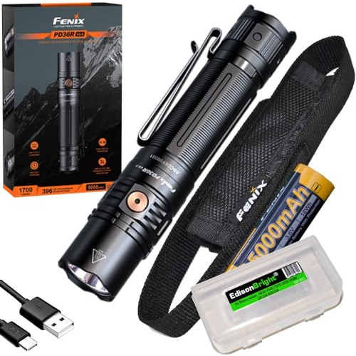 Foco Táctico Recargable Edisonbright Fenix Pd36r V2.0