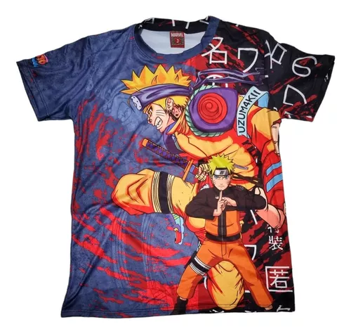 Camiseta masculina Boruto Karma Desenho Anime Otaku Camisa Blusa