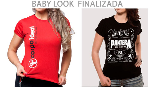Baby Looks Moldes Camisetas Femininas