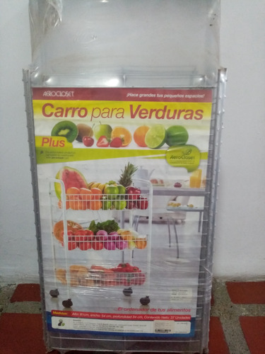 Carro Para Verduras Marca Aerocloset