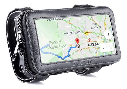 Ullermoto Handlebar Phonebag Para Motos Deportivas Con Clip-