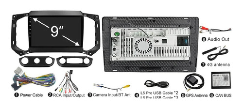 Central Multimídia Android Chevrolet S10 2017-22 4/64gb 9p