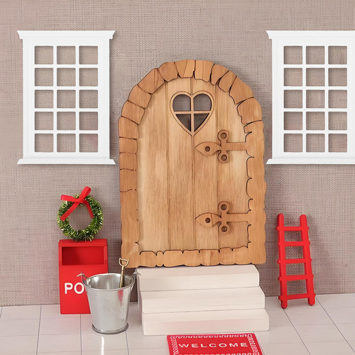 2 Molduras De Janela Minúsculas: Móveis Em Miniatura Dollhou