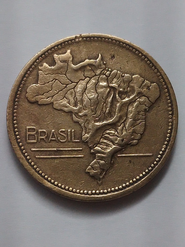 Moeda Bronze 2 Cruzeiros Ano 1944 Sem Sigla Lote 4093