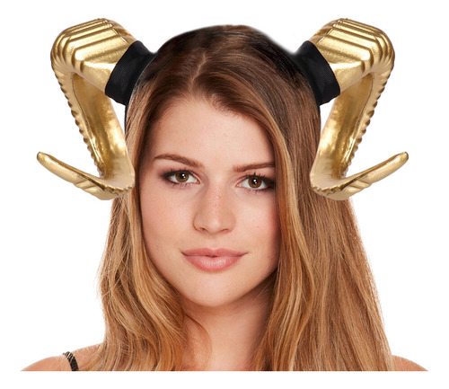 Diadema Con Cuernos De Cabra, Diadema De Maquillaje, Diadema