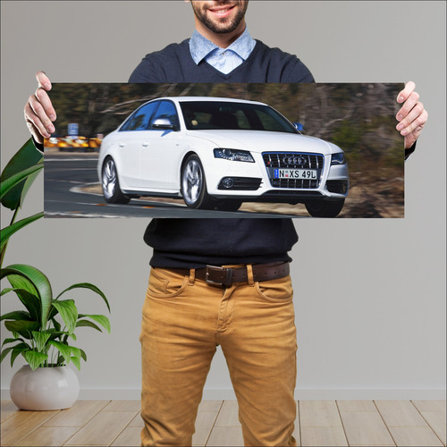 Cuadro 30x80cm Auto 2009 Audi S4 Sedan Au 87139 487