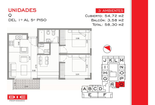Excelente Departamento 3 Ambientes - Florida Mitre/este