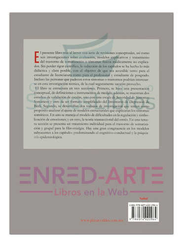 Evaluación, Modelos Y Tratamiento De La Somatización, Su Apl
