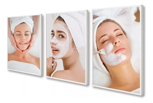 Quadro Decorativo Spa Estética Facial Clínica Recepção Sala