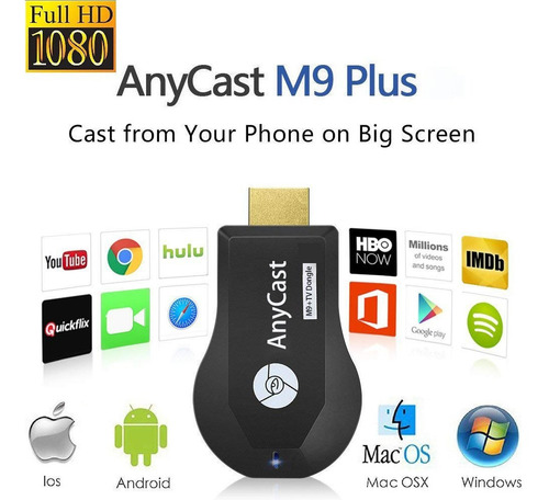 Anycast M9 Plus Miracast Receptor Chromecast Wifi Tv Youtube