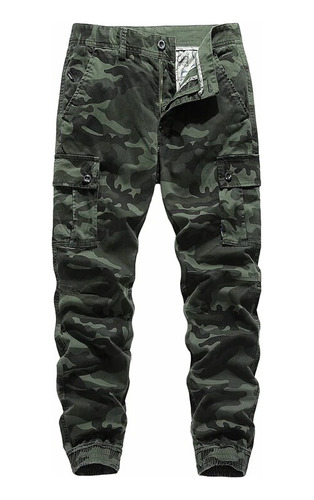 Pantalones Cargo Para Hombre, Pantalones Casuales De Camufla