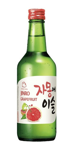 Soju Jinro Pomelo 360 Ml Bebida Corea Importada 