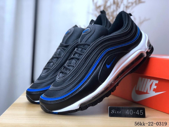 air max 97 negro y azul