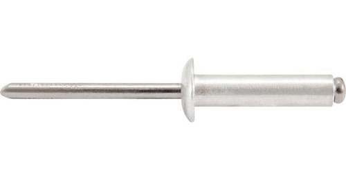 Rebite Repuxo De Alumínio 3,2x12,0mm Mandril Aço Com 100 Peç