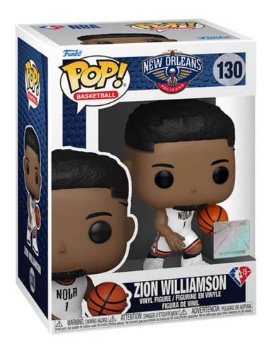 Funko Pop Nba: Zion Williamson - New Orleans Pelicans #130