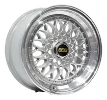 Comprar 4 Rodas Aro 15 Bbs Rs \u002F Aro 15x7 \u002F Kr M17 4x100 \u002F Jogo Cor Prata Diamantada