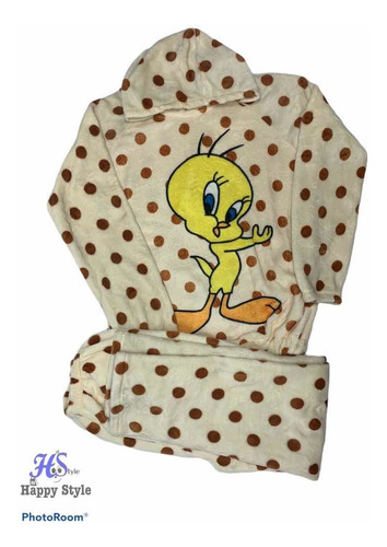 Conjunto Pijama Térmica Con Capota 