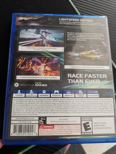 Redout Ps4 Fisico (Usado)