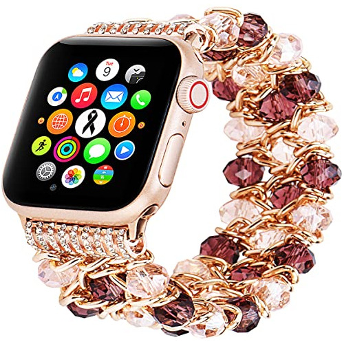 Pulsera De Banda De Reloj De Cristal De Moda Compatible