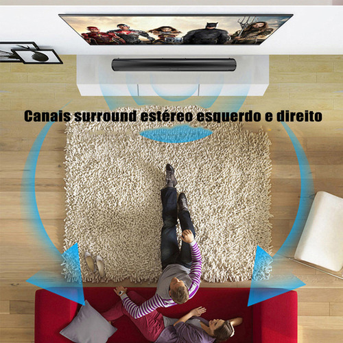 Barra De Sonido Con Bluetooth Y Subwoofer Integrados-5.0