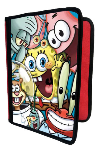 Funda Sublimada Tamaño A4 De Bob Esponja T557