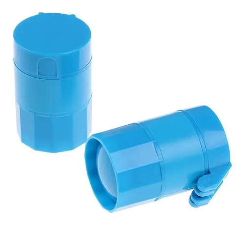 Dividir Partir Triturar Pastillas Tabletas 4 En 1 Azul Todo