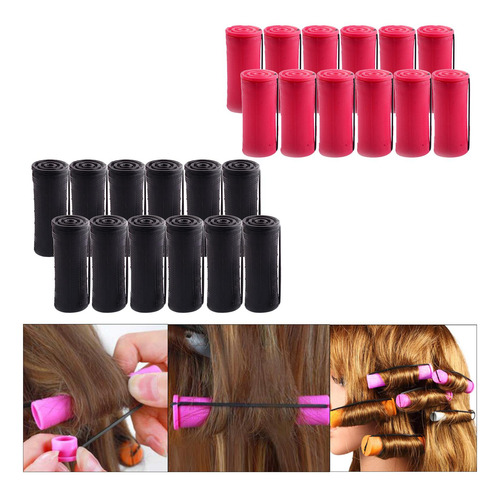 24 Sticks Para Ondulado Frío Natural Permanente Cabello