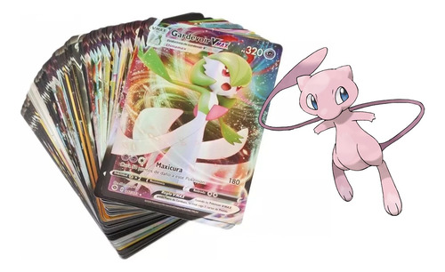 Pack 100 Cartas Pokemon Alternativas V - Vmax En Español V2