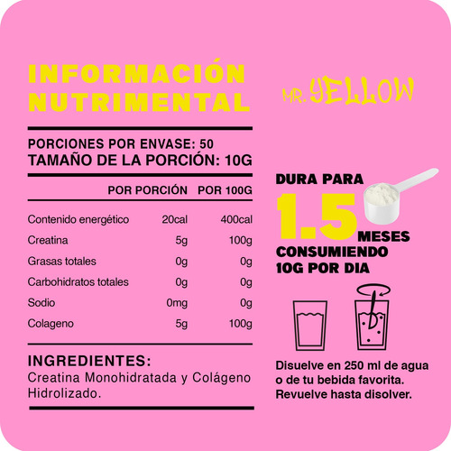 Black Creatina + Colgeno 1kg 100 Servs Moras