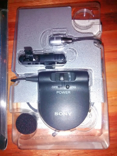Imagen 5 de 10 de Sony Ecm-c115 Electret Condenser Microphone, Corbatero Japón