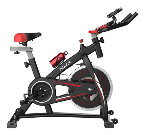 Bicicleta fija Imback 7802 ES-7802 para spinning color negro