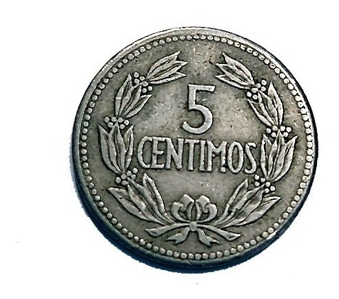 Moneda De Venezuela 5 Céntimos 1964 (puya)