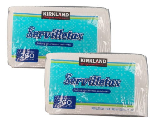 Servilletas Kirkland  520 Servilletas 28.9 X 31.7cm