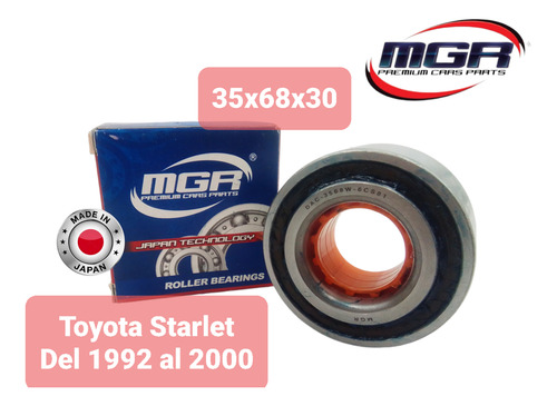 Rolinera Rodamiento Delantero Toyota Starlet 1992 1993 1994