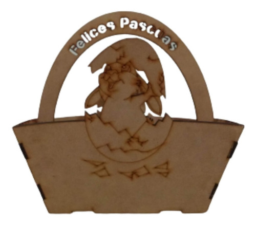 Canasta Porta Huevos De Pascua