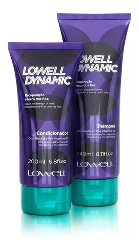 Shampoo & Condicionador Lowell Dynamic Kit Manutenção Diária