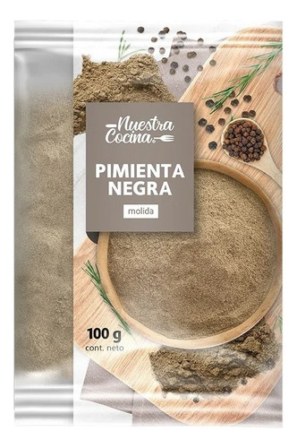 Pimienta Negra Molida Nuestra Cocina 100 Gr