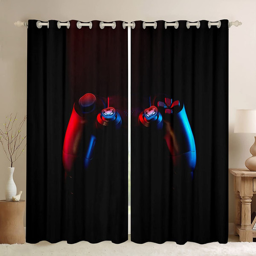 Cortinas Para Ventana Feelyou Guitar Para Dormitorio De Nino